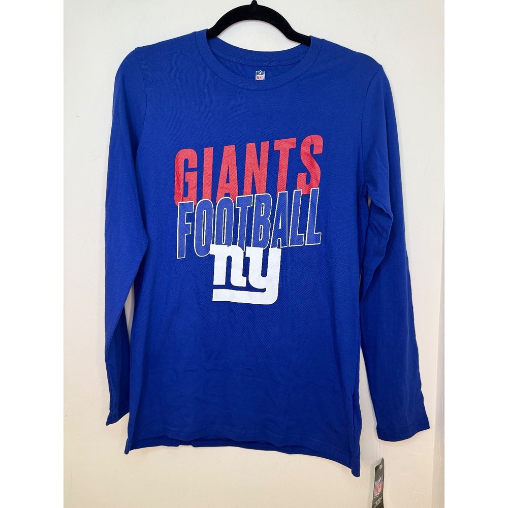 New York Giants NFL Brand YOUTH Size Large (14-16) Long Sleeve T-Shirt -NWT